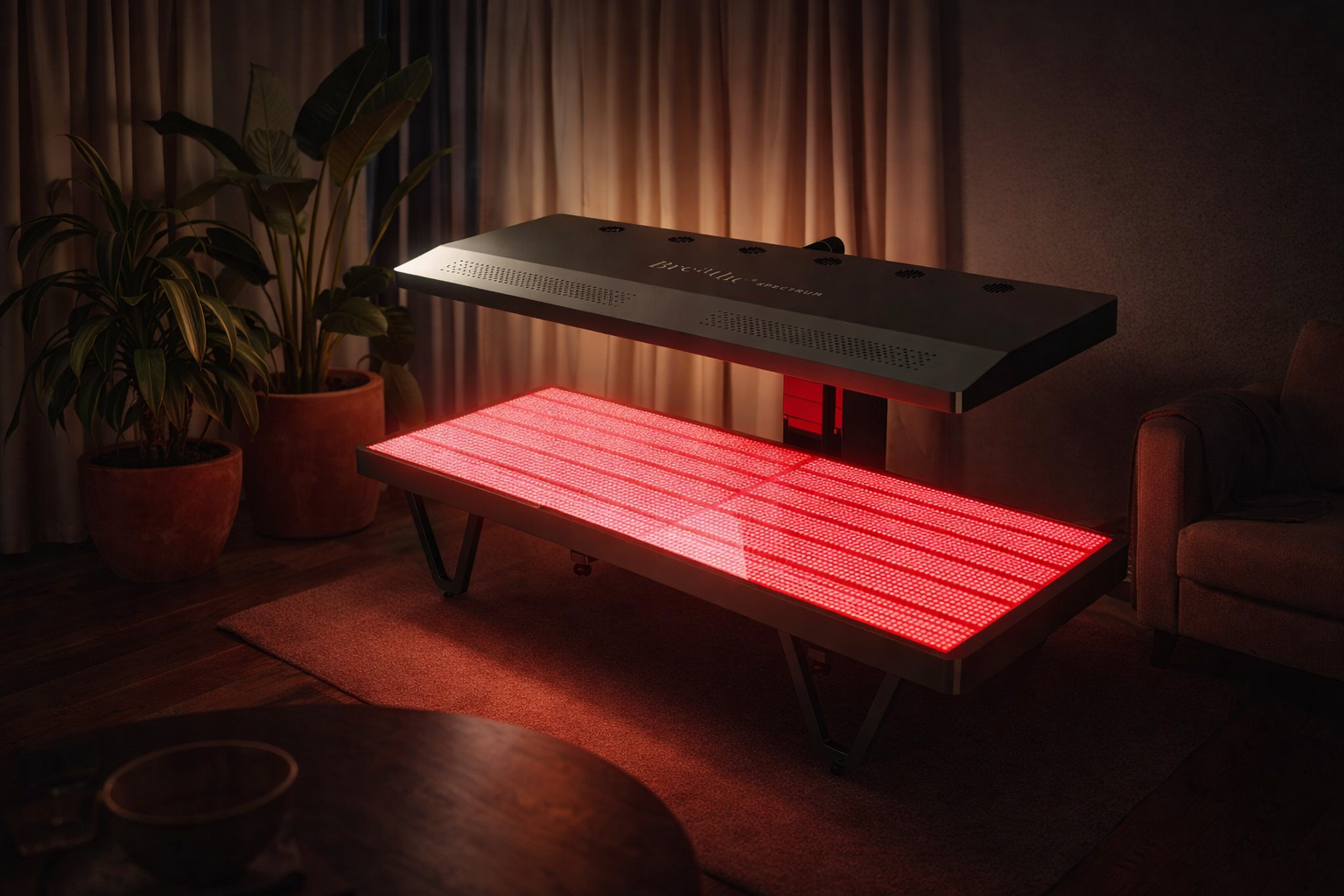 Breathe Red Light Therapy Spectrum Travel Bed